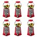 Kicko 5 Inch Gumball Machine - 6 Pieces Classic Candy Dispenser - Perfect for Birthdays, Kiddie Parties, Christmas, Novelties, Kitchen Dessert Buffet, Party Favor and Supplies