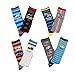 Deer Mum Boy's Cotton Cartoon Car Pattern Knee High Socks,3-12 Years
