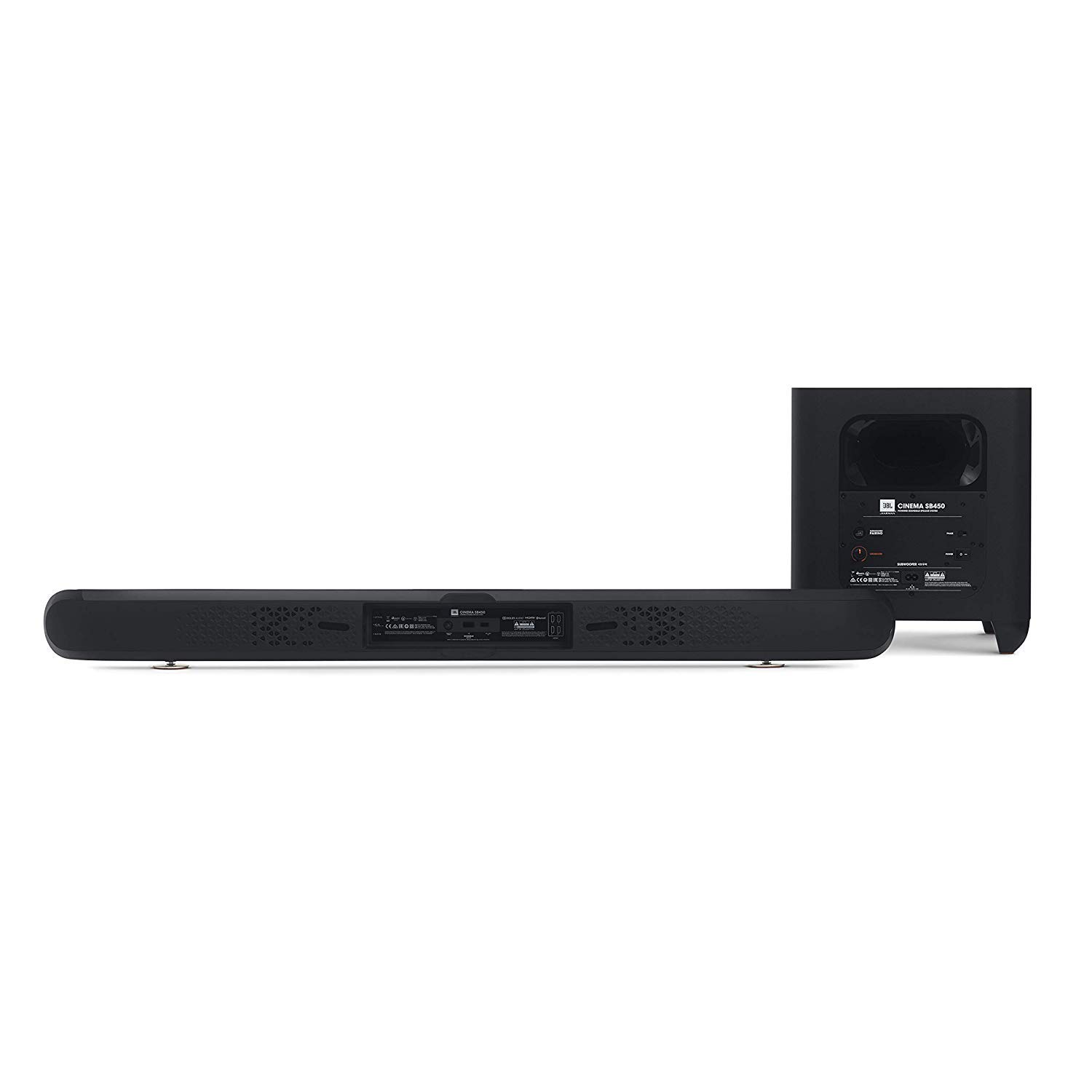 JBL SB450 Cinema 4K Ultra HD Soundbar with Wireless Subwoofer Black