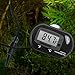 HDE LCD Digital Fish Tank Aquarium Thermometer Terrarium Marine Temperature (Black)