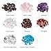 PandaHall Elite About 800 Pcs Chip Gemstone Beads Crushed Pieces Stone Length 4-12mm for Jewelry Making 8 Styles