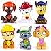 Nickelodeon Paw Patrol Mini Figurine/Cake Toppers ~ set of 6 Rocky, Zuma, Skye, Rubble, Marshall & Chase