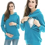Maternity Nursing Sweatshirt, Malltop Baby Breastfeeding Warm Pregnancy Pocket Hoodie