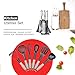 Kitchen Set, 7 Piece Cooking Utensils & Grater Shredder Hanger Holder, Nonstick, Household Items