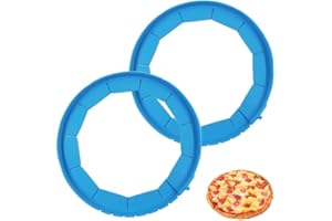 Adjustable Pie Crust Shield Silicone Pie Protectors Adjustable Bake Crust Protector Pie Crust Protector Cover Kitchen Tool fo