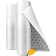 3M Clear Extra-Wide Headlight Protective Scratch-Proof Wet-Apply Tint Vinyl Wrap Film 15 Inch x 48 Inch Roll Including Hard Detailer Squeegee (2 Rolls w/Detailer)