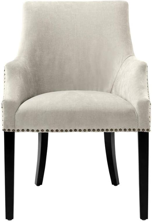 Amazon Com Beige Upholstered Wingback Dining Chair Eichholtz