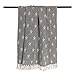 DII 4TH of July Patriotic Throw Blanket with Decorative Tassles, Use for Chair, Couch, Bed, Picnic, Camping, Beach, & Just Staying Cozy at Home (50 x 60), Star Gray