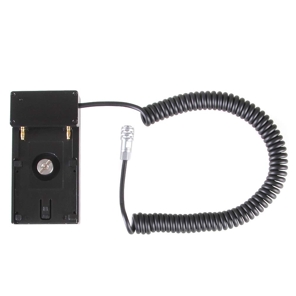 Hersmay Power Adapter Cable for NP-F970 Battery Plate to Blackmagic Pocket Cinema Camera 4K BMPCC 4K 6k pro Camera Compatible with Sony NP-F970 F960 F770 F750 F570 F550 Battery