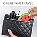 Makeup Brush Cleaning Mat For Women, Silicone, with Suction Cups - Tropical Fruit Design - Brush Cleaner Pads for Beauty Tools and Accessory Care - Portable Cosmetics Clean Scrubbing Mats