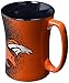 NFL Denver Broncos Mocha Mug, 14-ounce, Orange