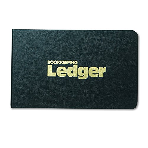Rediform 63453 1" 4-Ring Ledger Binder with 100 Mini-Ledger Sheets and A-Z Index, 5" x 8.5" (Black) - Thumbnail 2