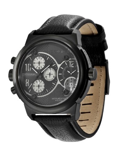 Police Men's PL-12739JSB/02 Viper Black Dial Chronograph Watch