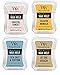 TROPICAL GETAWAY Bundle - 4 Items: At The Beach, Coastal Sunset, Sea Salt & Cotton, and Seaside Mimosa WoodWick .8oz Mini Wax Melts