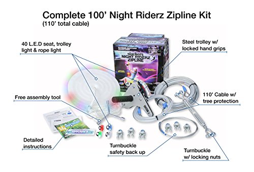Slackers LED Night Riderz Zipline - Image 2