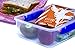 WRAPEAT Reusable Food Storage Wraps - Snack, Sandwich Size 3 Pack – Recyclable-Sustainable-Eco Friendly- Longer Lasting wrap for Lunch Box Bags, Bowl Cover Sheets - Food Safe, Beeswax Free