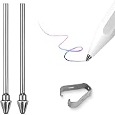 Titanium Alloy Replacement Tips Compatible with Galaxy Tab S11 / S11 Ultra 2025 S Pen &ndash; Exclusive Fit for Latest 2025 S Pen Only (Not Compatible with Other Models) &ndash; Durable Precision Nibs,Gray