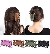 Big Hair Claw Clips, 3.5 Inch Large Claw Clips for Women Thick Hair, Nonslip Strong Holding Hair ...