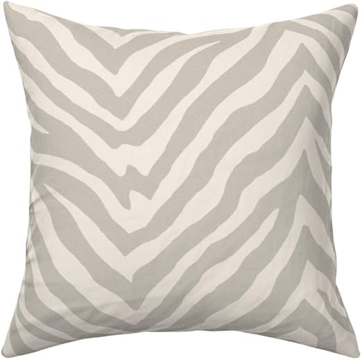 Amazon Com Roostery Throw Pillow Zebra Animal Skin Tiger Zebra