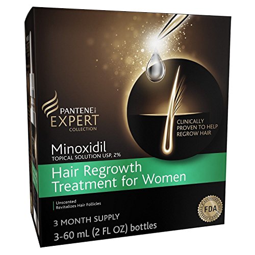 Pantene Minoxidil Hair Regrowth Treatment for Women 3 Month Supply Hair Product