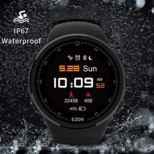 EZON T958 GPS Running Sport Smart Bluetooth Watch Compatible with Philips Heart Rate Monitor