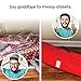 Monond HlpiAMok HOMIEBUDS Yasirona Christmas Wrapping Paper Storage - Gift Wrapping Paper Organizer Storage Container Bag