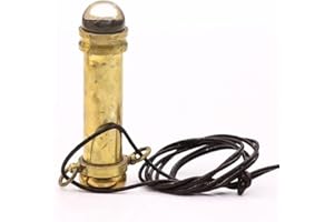 ROORKEE INSTRUMENTS (INDIA) A NAUTICAL REPRODUCTION HOUSE RII Brass Kaleidoscope | Mini Teleidoscope with Handmade Lampwork Glass Beads | 3 Inch Pocket Kaleidoscope | Old Brass Finish Kaleidoscopes Pendant Necklace Vintage Antique Nautical Gift for All Ages