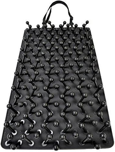 Back Support and Lumbar Manual Back Massager - 151 Massaging Fingers, Universal fit for Cars, Trucks, Most Chair Seats, Home Office Chair, Game Chair, Plane - US Patented Stimulus Pad