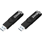 2-Pack USB Flash Drive 256GB, Portable Thumb Drive: Memory Stick 256GB, Large Capacity USB Drive with Keychain, High-Speed US