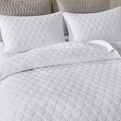 Figuran Jersey Quilt Set Moisture Triangle Stitched Light Weight 3