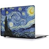 iCasso Macbook Air 13 Inch Case Rubber Coated Glossy Hard Shell Plastic Protective Cover For Apple Laptop Macbook Air 13 Inch Model A1369/A1466 (Starry Night)