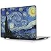 iCasso MacBook Air 13 Inch Case Rubber Coated Glossy Hard Shell Plastic Protective Cover for Apple Laptop MacBook Air 13 Inch Model A1369/A1466 (Starry Night)