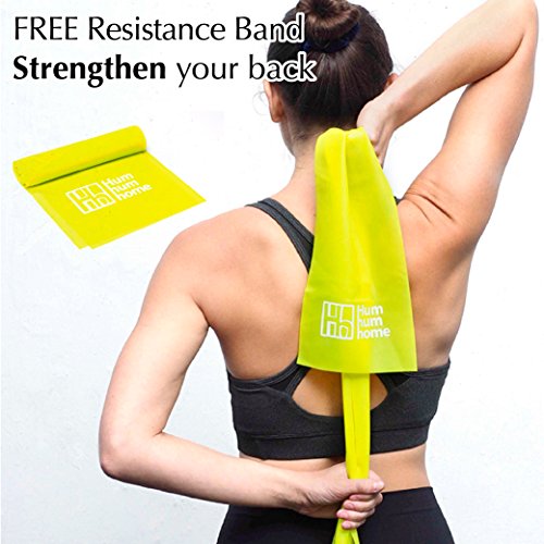 Posture Corrector for Women Men - FRONT ADJUSTABLE and SELF-MOUNTABLE - Back Brace - Back Support - Posture Brace for Back Pain and Neck Pain Relief + BONUS Resistance Band + 2 Comfortable Armpit Pads - Thumbnail 6