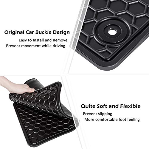 Ecowlboy Car Floor Mats for Jeep Grand Cherokee 20112020 Heavy Duty Rubber Floor Liners