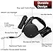 Retractable Dog Leash - Walking Leash 15ft for Small Medium Breed up to 44lb - Retractable Leash Set with Light and Waste Bag Dispenser -Durable Plastic Pet Training Leash Cord for Puppy and Adult Dog