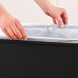 Tower T838005B 50L Sensor Bin Black Rectangular with Fingerprint Proof Exterior view 6