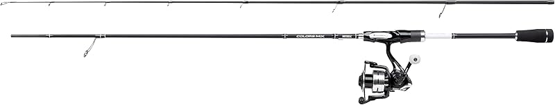 Colors MX Combo Ensemble Canne et Moulinet Spinning pour la Pêche des Carnassiers au Leurre, Bonne Qualité, Légère et Sensbile