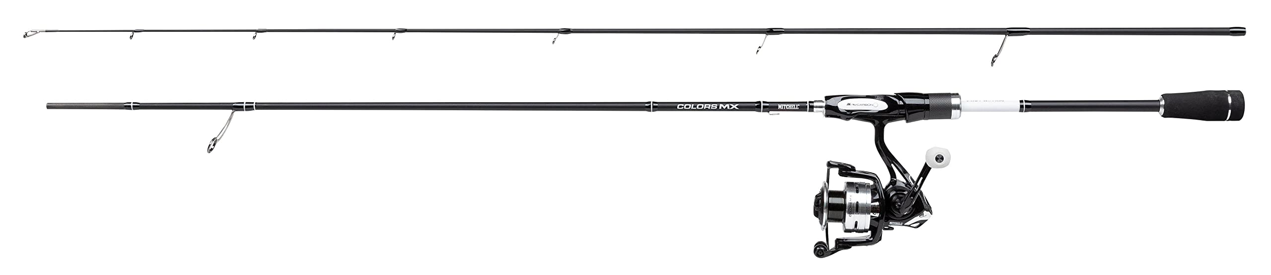 Mitchell Colors MX Spinning Combo, Fishing Rod and Reel Combo, Spinning Combos, Predator Fishing,Pike/Perch/Zander, Unisex, White, 2.13m | 5-21g