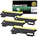 LINKYO Compatible Toner Cartridge Replacement for Brother TN450 TN-450 TN420 (Black, High Yield, 4-Pack) primary