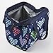 Fit & Fresh Kids' Riley Insulated Lunch Bag with Zipper, Cute School Lunch Box for Girls, Navy Heart Flowers