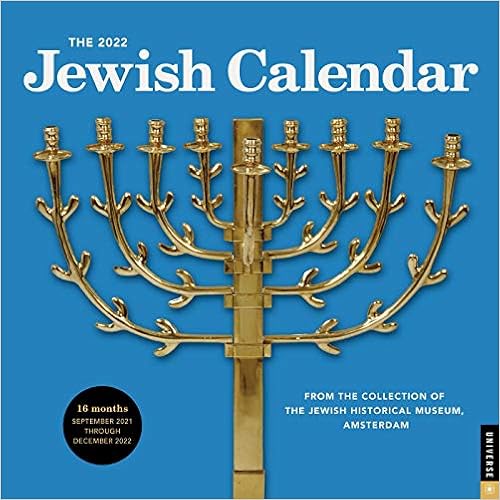 Chabad Calendar 2023 Amazon - The 2022 Jewish Calendar 16-Month 2021-2022 Wall Calendar: Jewish  Year 5782: Jewish Historical Museum Amsterdam: 0676728040422: Books