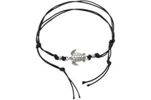 Anklet, Women's Turtle Beach Anklet Vintage Bracelet Jewellery Black Cost-Effective and Durable Professional