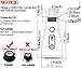 Kitchen Faucet Sprayer,Pull-Out Spray Head Kitchen Sink Faucet Replacement Part,Regalmix 3-Function G1/2 Connection,Brushed Nickel,RWF053-1