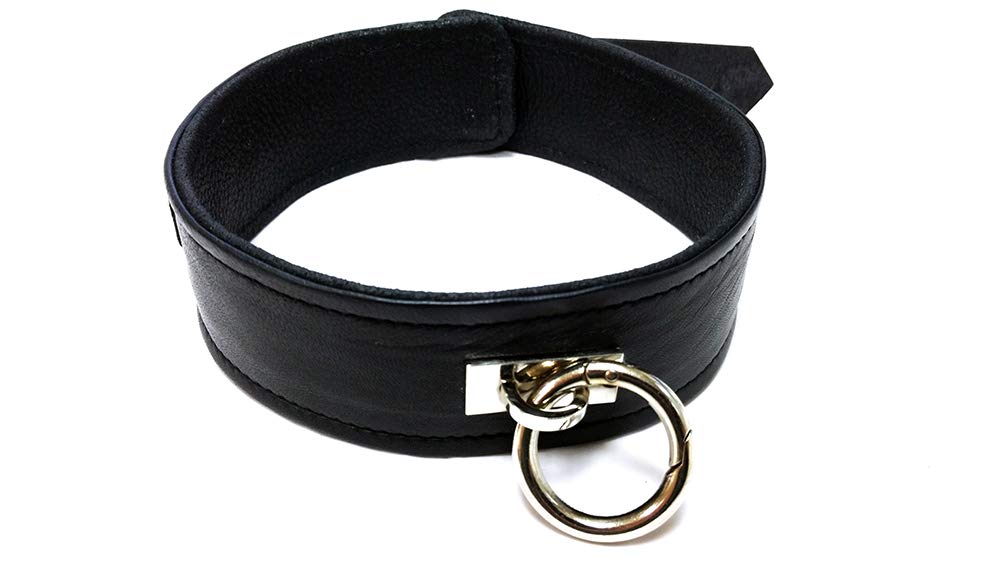 Rouge Garments Unisex-Adult's Leather Collar, One Size, Black