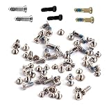 Afeax Compatible Full Screw Set Replacment with Bottom Pentalobe Screws Replacement for iPhone 8 Plus Silver/Black/Gold
