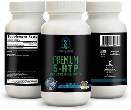 Enhanced Mood Support - Premium 5-HTP - Science Backed - Supports Positive Mood &amp; Weight Management - 60 Capsules*