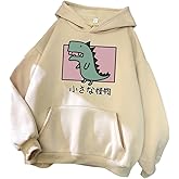 Lziizl Women Girl Hoodies Cute Cat Ear Novelty Printed Pullover Sweatshirt