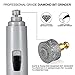 I-pure items Dog Nail Grinder, Electric Dog Nail Trimmer Clipper, Pet Nail Grinder for Dogs Grooming Kit, Rechargeable Painless Cat Paws File Grooming &Smoothing for Small Medium Large Dogs (Grey)