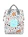 Diaper Bag Backpack,IHONEY Waterproof Cute Design Baby Nappy Backpack for Boys and Girls with Insulated Pockets & Stroller Straps