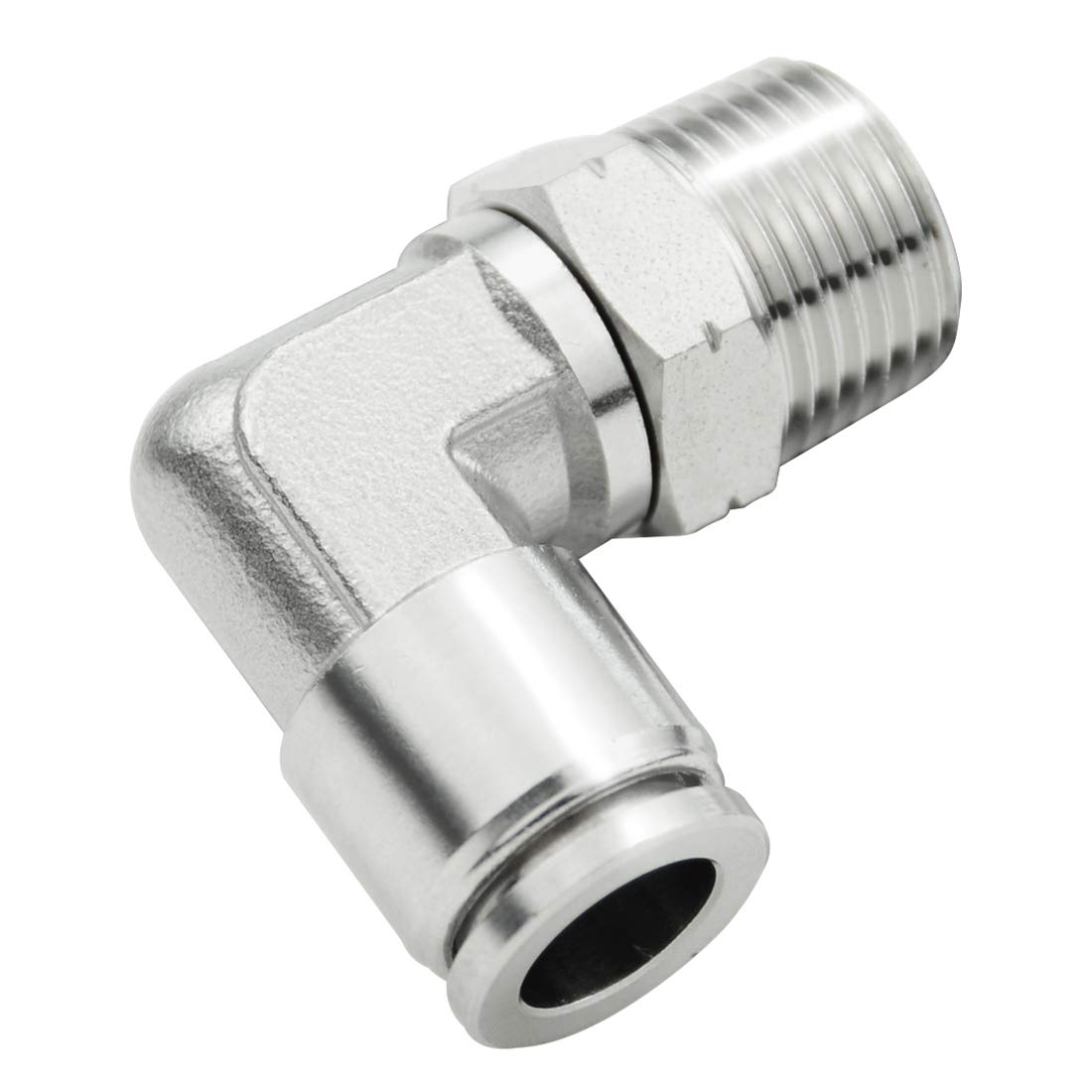 Beduan Push to Connect Fitting Elbow 3/8 Tube OD x 1/4 NPT Male 90